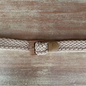 Rare Original Gap logo vintage Braided Tan Belt